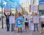 Протесты россиян в Португалии