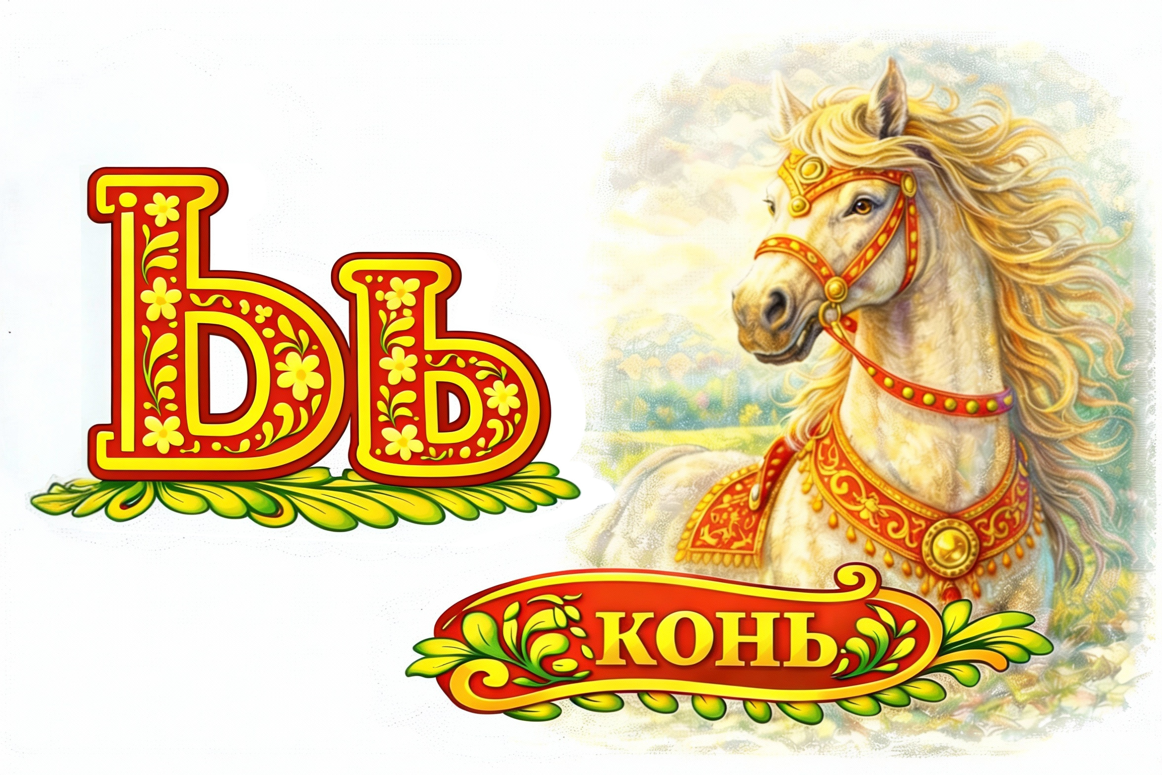 Ьь - конЬ