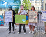 Протесты россиян в Португалии