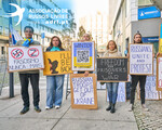 Protestos de russos em Portugal