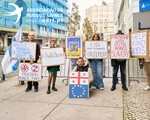 Protestos de russos em Portugal