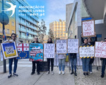 Protestos de russos em Portugal