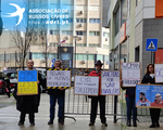 Protestos de russos em Portugal