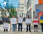 Протесты россиян в Португалии