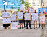 Протесты россиян в Португалии