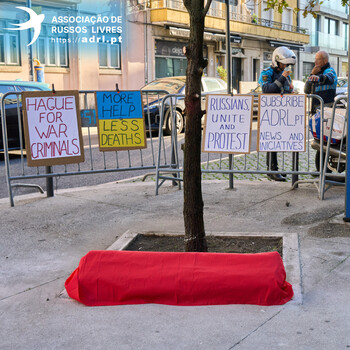 Memorial in memory of Alexei Navalny in Lisbon