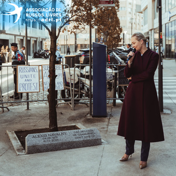 Memorial in memory of Alexei Navalny in Lisbon