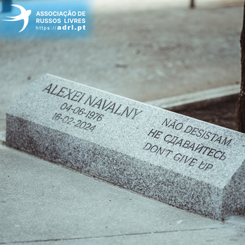 Memorial in memory of Alexei Navalny in Lisbon