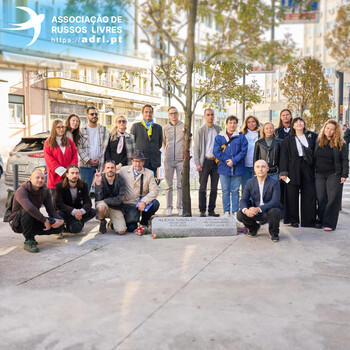 Memorial in memory of Alexei Navalny in Lisbon