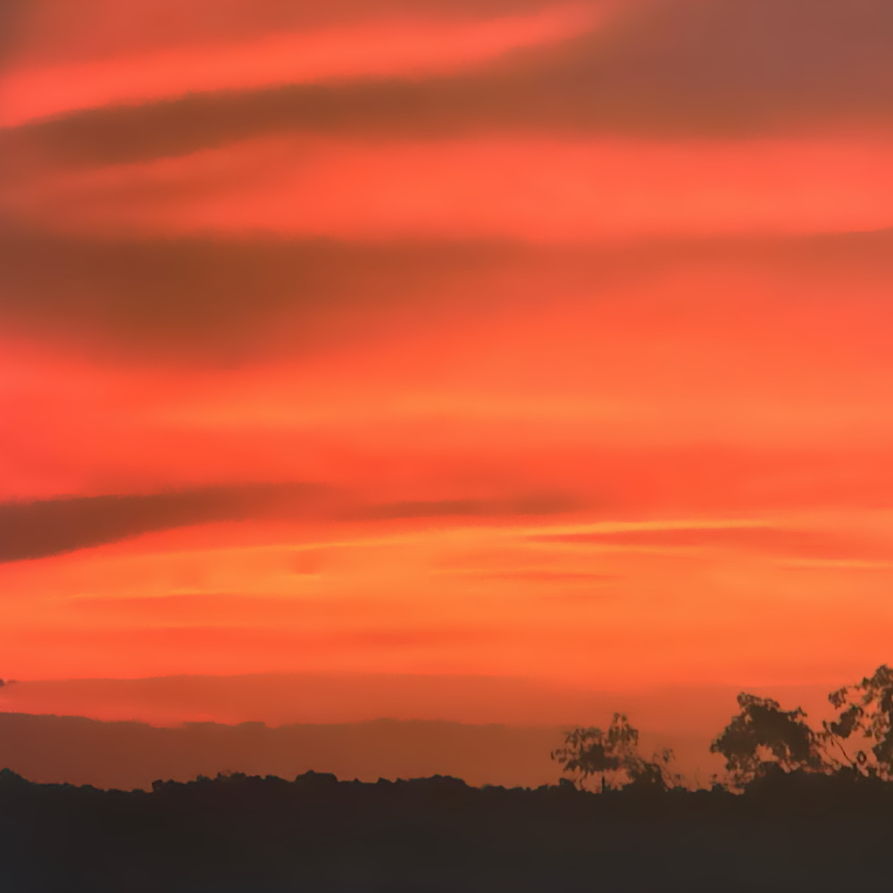 Fotografia do pôr do sol