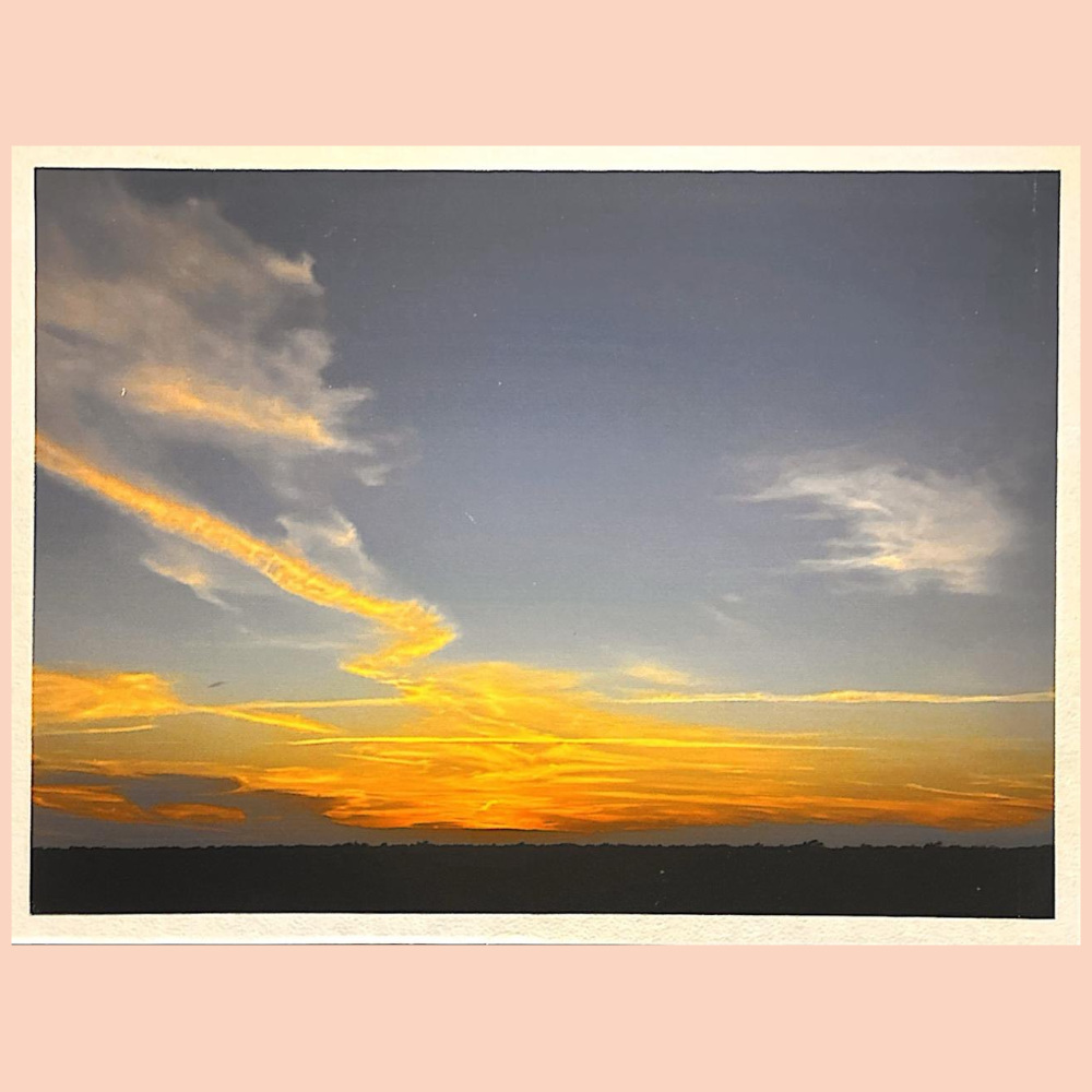 Fotografia do pôr do sol