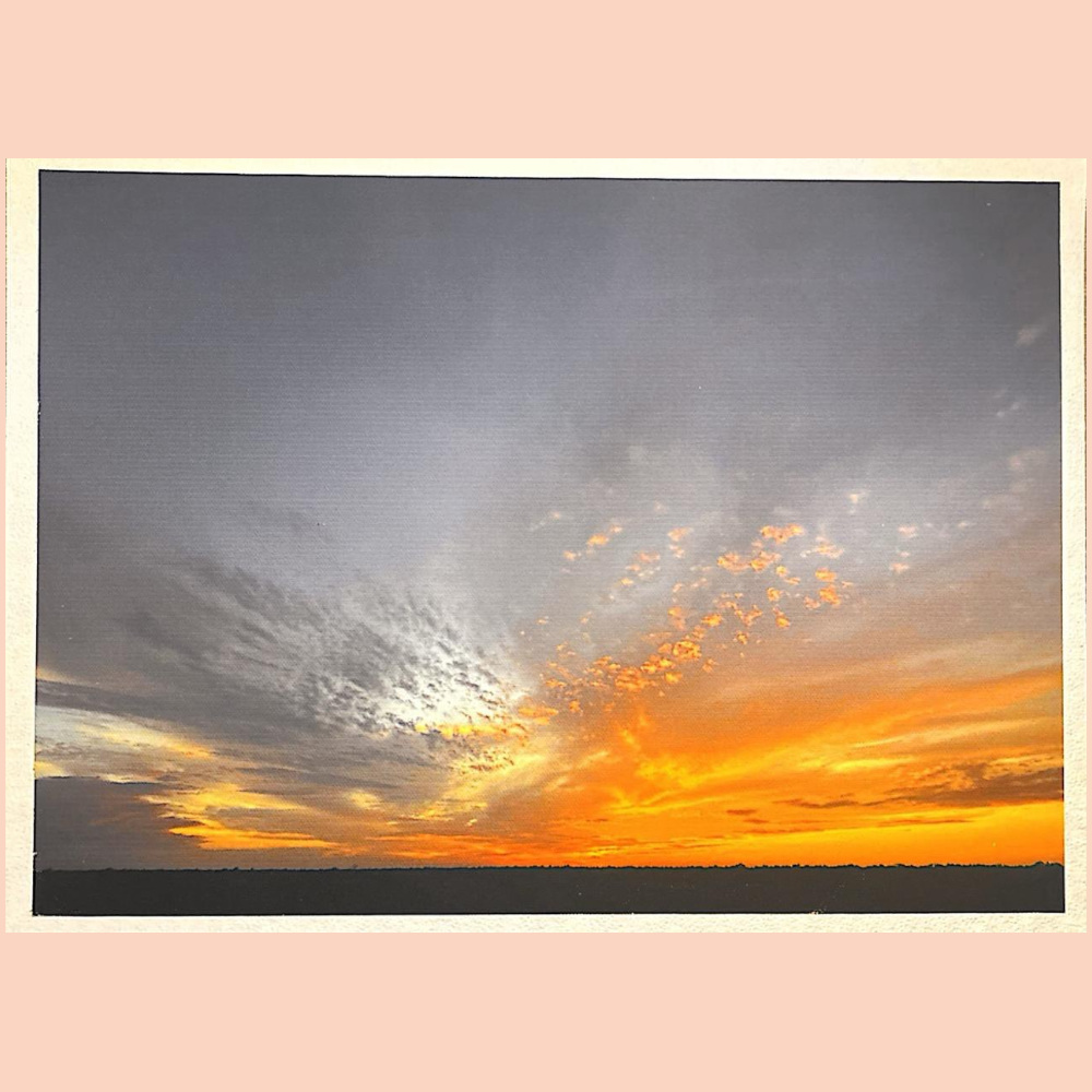 Fotografia do pôr do sol