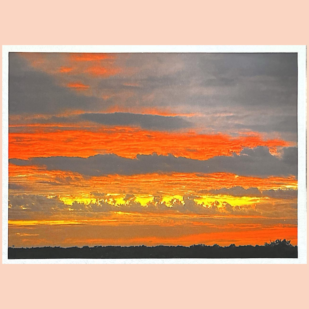 Fotografia do pôr do sol