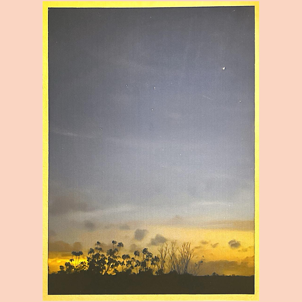 Fotografia do pôr do sol