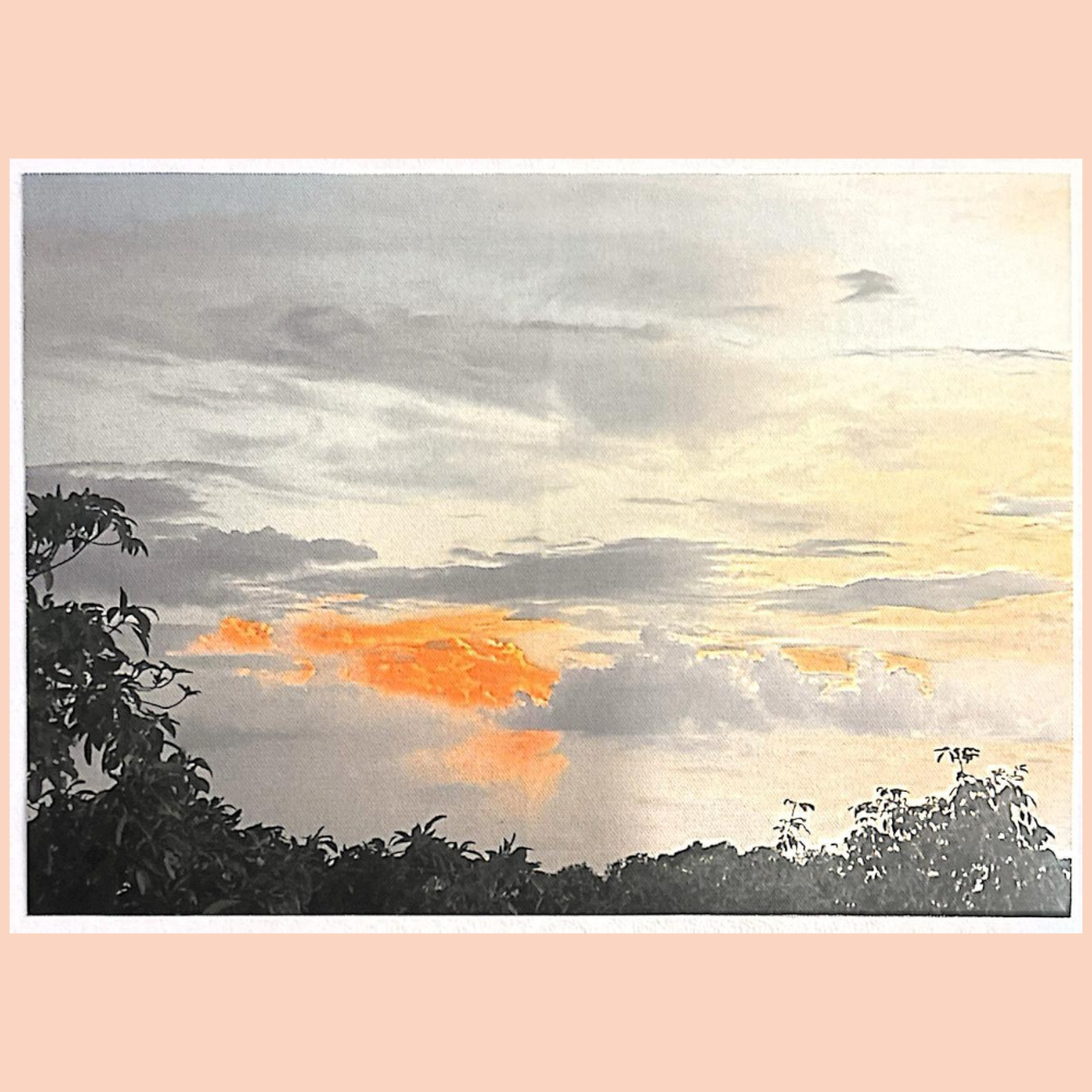 Fotografia do pôr do sol