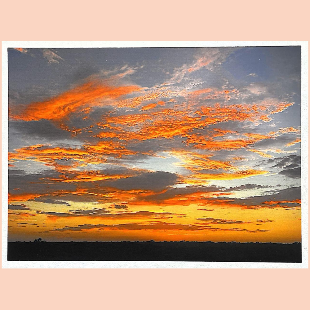 Fotografia do pôr do sol