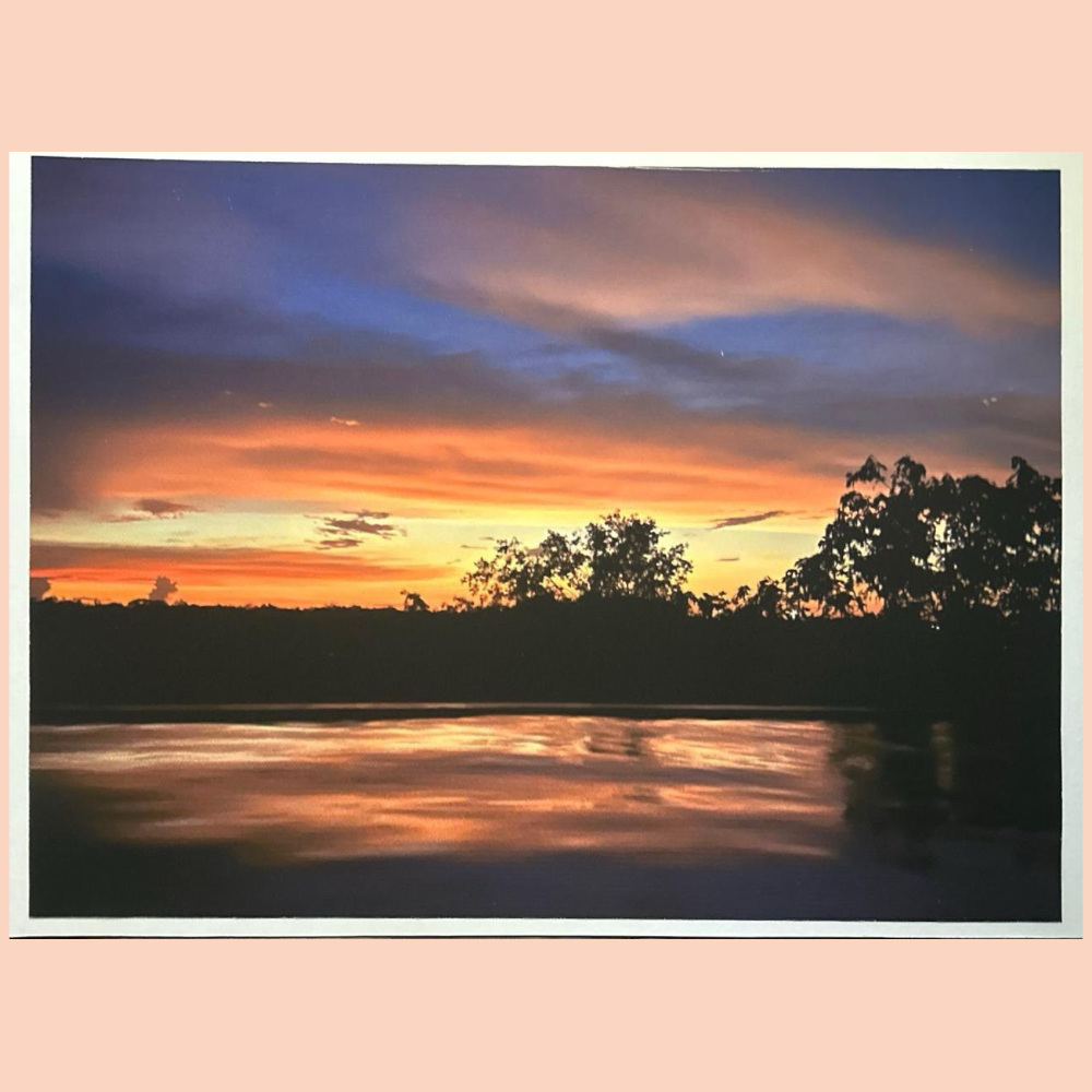 Fotografia do pôr do sol