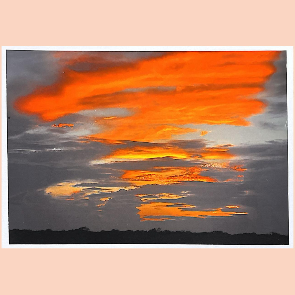 Fotografia do pôr do sol