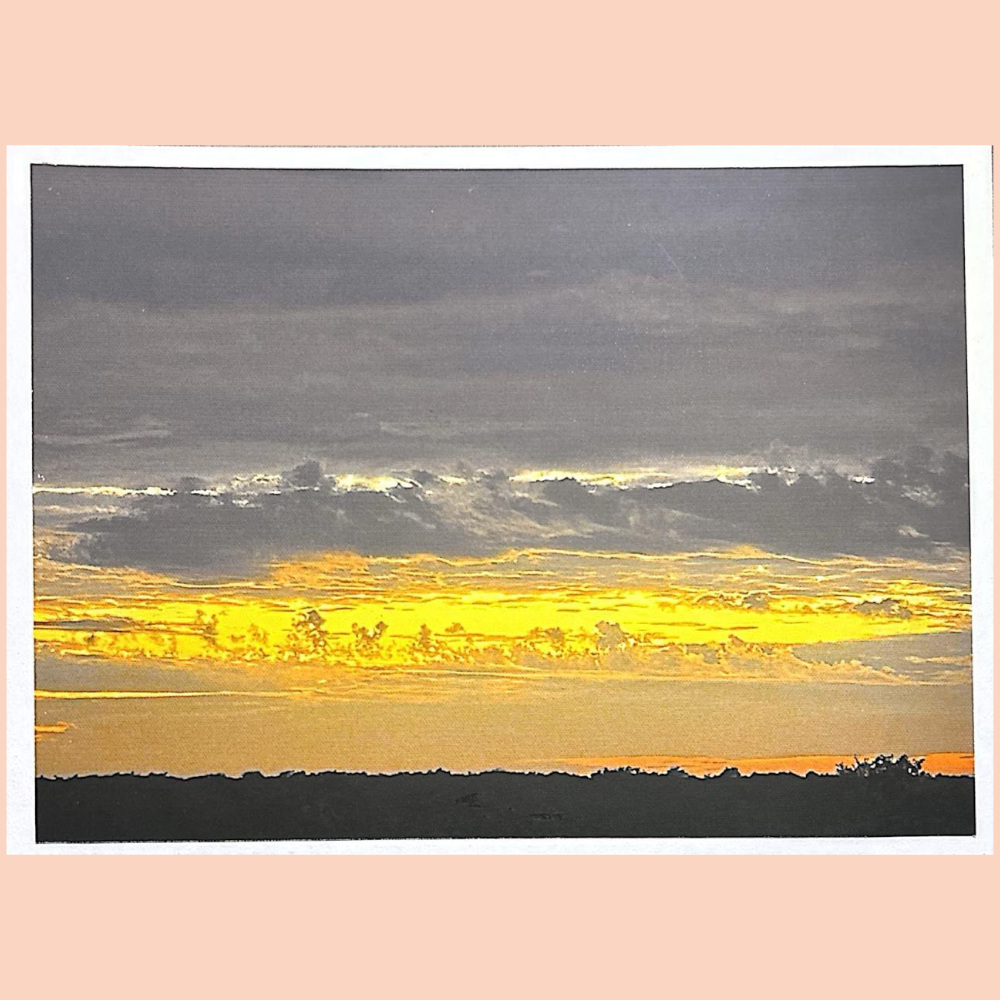 Fotografia do pôr do sol