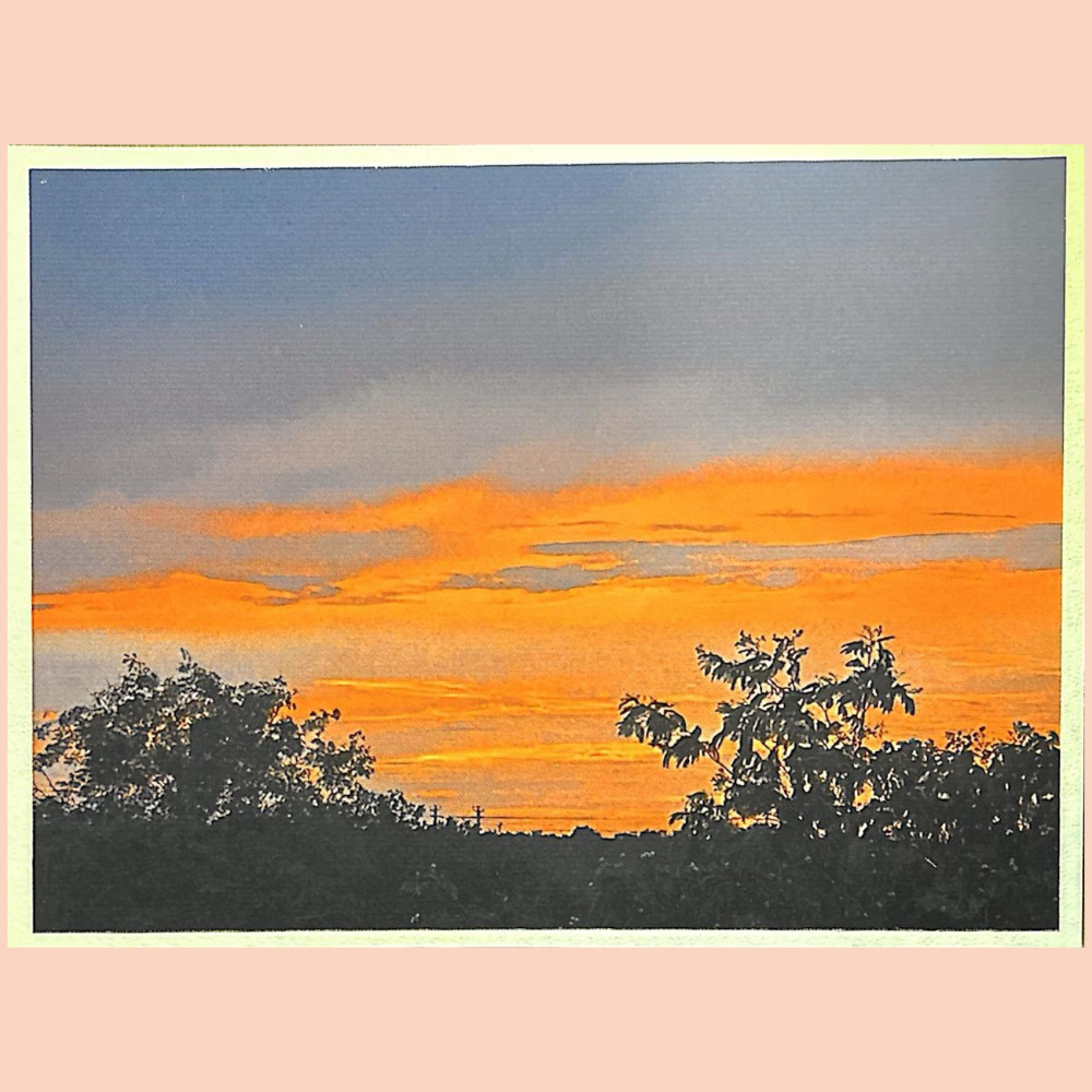 Fotografia do pôr do sol